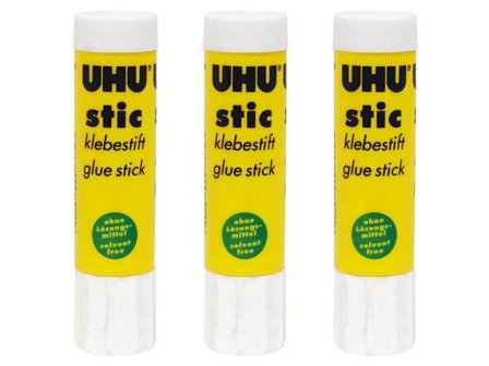 Uhu Limstift, utan lösningsmedel, tvättbart, 21 g - Lyreco - Kontorsmaterial - Tejp lim och häftmassa - Limstift