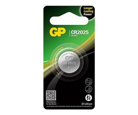 GP CR2025 Lithium, 3V