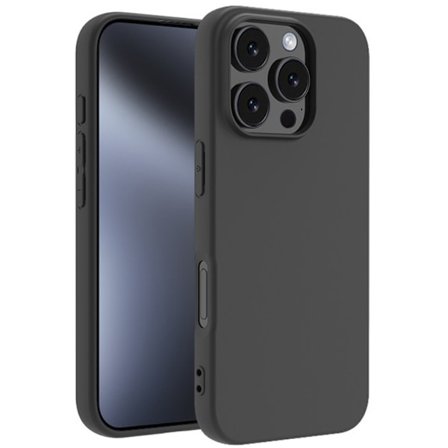 SKALO iPhone 16 Pro Matte Black Ultra-tynd TPU Cover