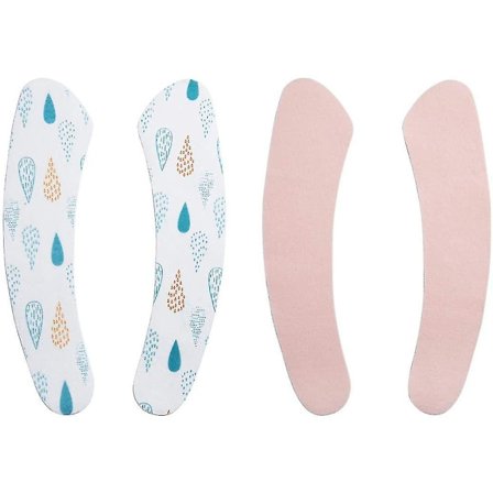 4 Pieces Toilet Seat Pad Cushion, Cartoon Style Bathroom Sticky Washroom Warmer Adult Plush Warm Soft Thick Portable Round Elongated Washable Reusable