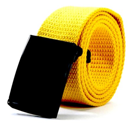 Bälte gult canvas