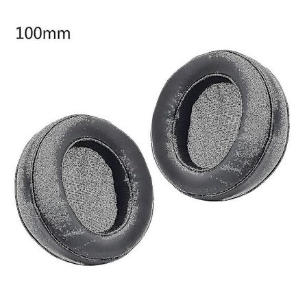 1 par fårskinnläder Öronkuddar Ersättningskuddar för alla hörlurar 100 mm/105 mm diameter-yuhao