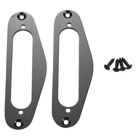 2 st Gitarr Pickup Ram Monteringsring Single Coil Metall Platt Humbucker Pickup Ring för TL Style E