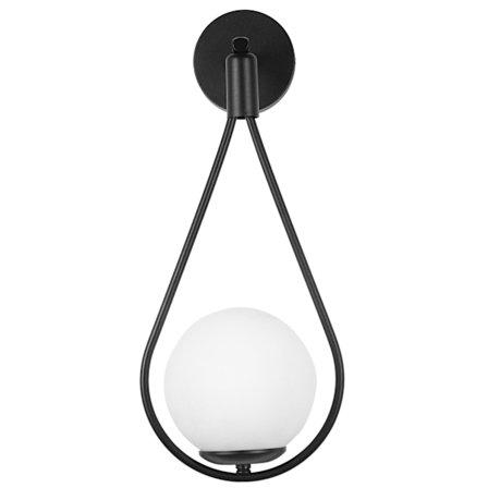 VÄGGLAMPA TOOLIGHT G093-1W BLACK WHITE