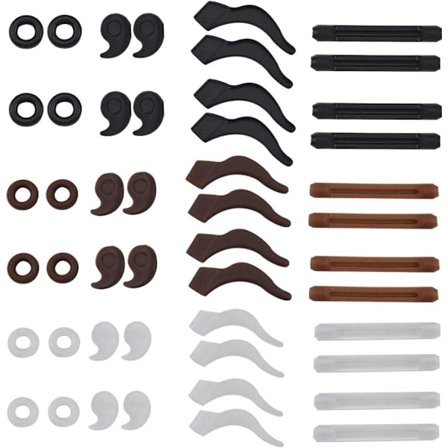 Anti-Slip Silikon Brillegreb, 24 Par Brilleholdere, Bløde Anti-Slip Brillegreb, Komfortable Silikon Brilleører, Anti-Slip Brillekrog