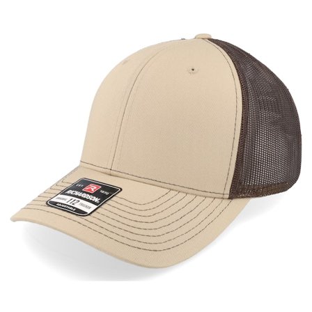 Richardson - Beige trucker Cap - 112 Split Khaki/Coffee Trucker @ Hatstore