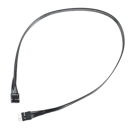 2 st moderkort HD-ljud 9-stiftshane till honförlängningskabel för PC DIY svart, 50 cm