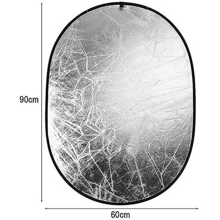 5-in-1 60x90cm Kannettava Taittuva Valokuvausheijastin