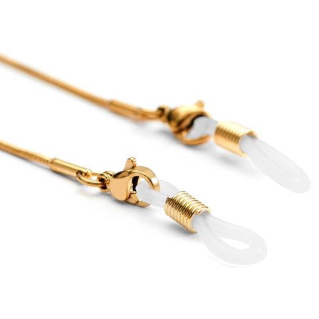 Gold-Tone Snake Sunglasses Chain for Men - Glasses Straps