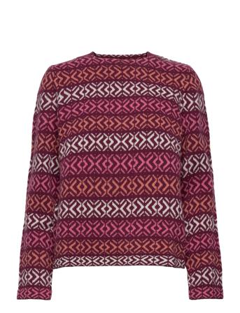 Herta Villapaita Monivärinen/Kuvioitu Jumperfabriken