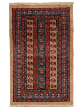 Gabbeh Kashkooli Rug 116X186 Black/Brown Wool, Persia