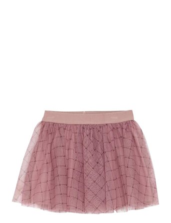 Skirt Heart Mesh Pink Creamie