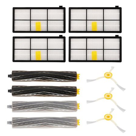 Tillbehör till dammsugare - utbyteskit för iRobot Roomba 800-900-serien, robotar 880-860-870-871-980-990