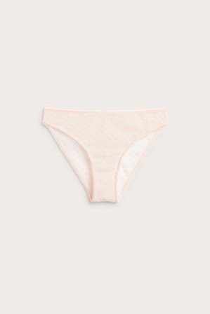 Kappahl | Hjärtmönstrade brazilian Ljusrosa XS | Ljusrosa