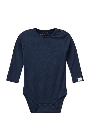 Sofie Schnoor Baby and Kids Dictesb Bodystocking - Navy - 68