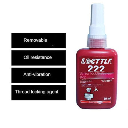 Loctite 243/242/263/271/222 Trådlåsning Blå Bolt Stud Fast Fix Skruelim 50ML