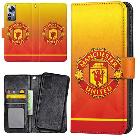 Xiaomi 12 Pro - Plånboksfodral/Skal Manchester United