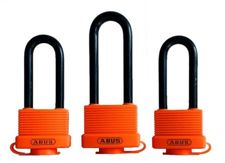 ABUS AquaSafe70IB Hængelås rustfri, lige lås, 3-pak, Dør- & vinduesbeslag