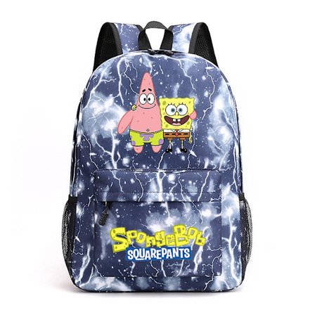 Spongebob Squarepants Patrick Star Ryggsekk Barn Gutter Jenter Skoleveske Reise Skuldersekk