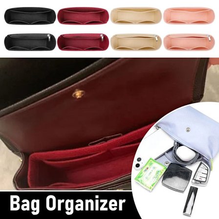 1st Multi-Pocket Bag Organizer för Longchamp Mini Bag Insert Handbag Liner Bag