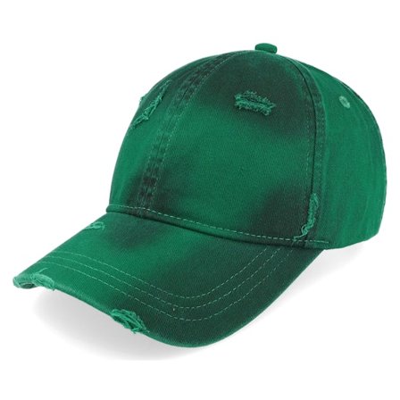 Upfront - Vert unconstructed Casquette - Whisper Twill Soft Classic Baseball Cap Green Dad Cap @ Hatstore