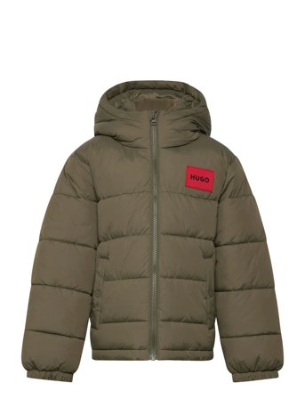Hugo Kids Puffer Jacket - Khaki green - 126