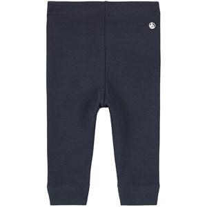 Kids - Petit Bateau Navy Logo Leggings 3 months - Bottoms - 3 months - Navy - Mädchen