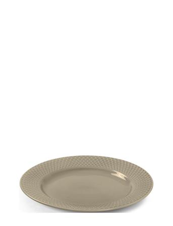 Rhombe Earth Frokosttallerken Ø23 Cm Clay Home Tableware Plates Dinner Plates Brown Lyngby Porcelæn
