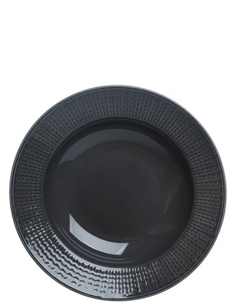 Swedish Grace Plate Deep 25Cm Grey Rörstrand