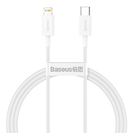 Baseus Snabbladdnings Kabel USB C till Lightning 20W 1m
