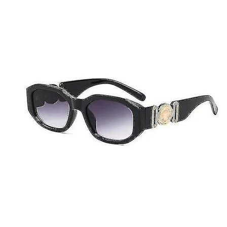 Unike Små Solbriller Dame Mote Personlighet Dame Medusa Hode Vintage Firkantede Goggle Solbriller For Menn Høy Kvalitet (FMY)