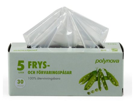 Polynova Fryspåse LLD 5L 22my 30/fp - Lyreco - Kök och servering > Plast och fryspåsar > Fryspåsar