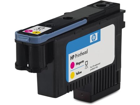 HP 70 - gul, magenta - skriverhode