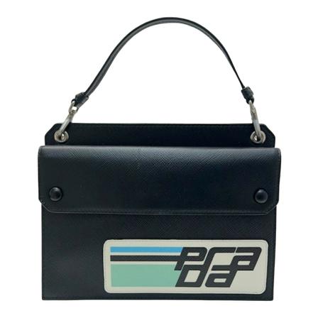 Prada Vintage Handbags Sort, Dame Vintage Tasker, Størrelse: ONE Size