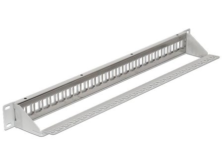 Delock Keystone Patch Panel - koblingspanel - 1U - 19"