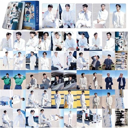 ELEFAD 55 st Bangtan Boys Lomo-kort BTS-fotokort Bangtan Boys Yet to Come Album Bangtan Boys World Tour Vykort Present till Army Fans