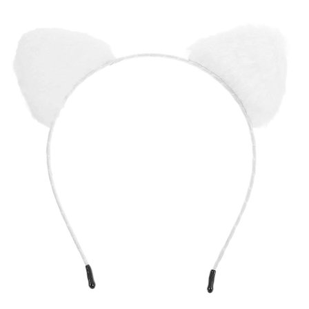 Katteøre Hårbøjle Til Ansigtsvask Hudpleje Hårbøjle Moderigtigt Flair Hvid 18,5x14,5x1,7cm 1 stk. (FMY)