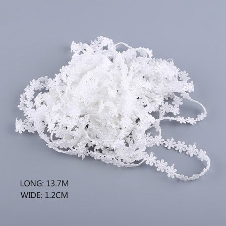 Kantblonder med hullmønster for DIY-håndverk og pynt (3#)