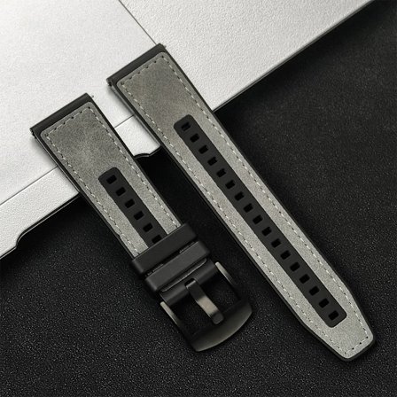 20mm 22mm Läderarmband för Samsung Galaxy Watch 7/6/5/4 40 44mm Gear Band Vintage Armband för Xiaomi Redmi Watch 3 Lite/Active