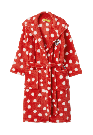 PIPPI Prickig morgonrock FLEECE Morgonrockar Röd 110/116