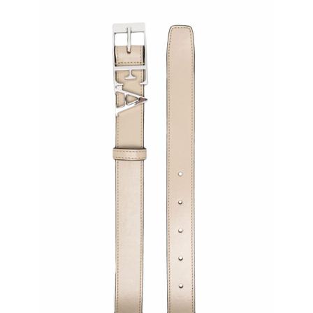 Emporio Armani Ea7, E.armani Exclusive PRE Belts Beige Beige, Dames, Maat:75 CM