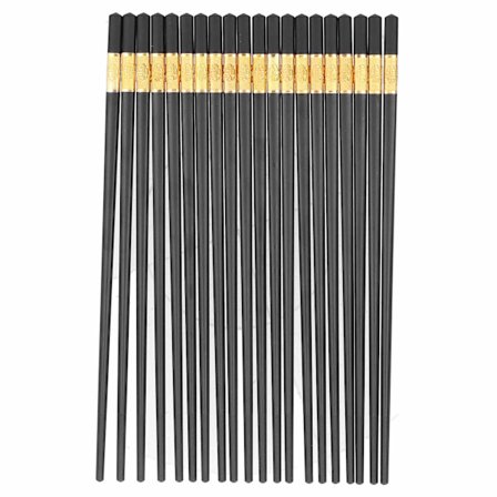 10 par kinesisk stil spisepinner Sett Sikker holdbar servering gave til familiehotell