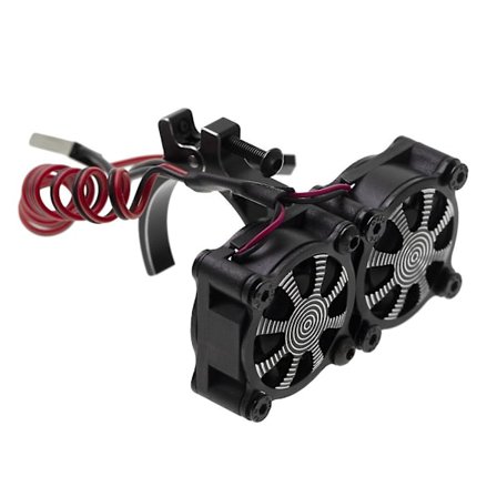 Motor Kjøleribbe Kjølevifte Med Termisk Sensor For 540 550 3650 3660 Motorer 1/10 Rc Bil Axial Scx10