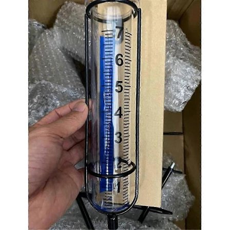 Regnmåler, 7 tommer frostsikker regnmåler udendørs, store tydelige tal