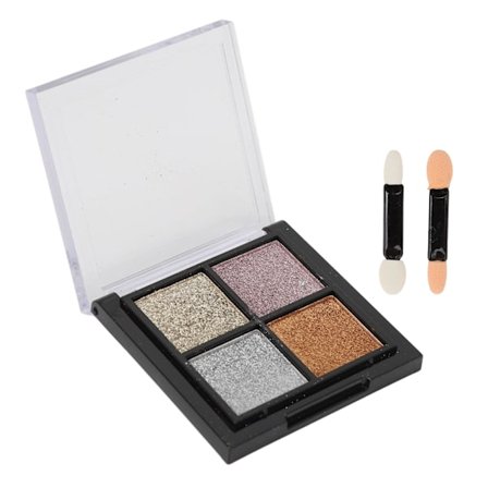 Metallisk Spegeleffekt Nagelpulver 4 Färger Pigment för Salong och Hemanvändning