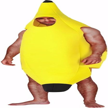 Banan kostume til voksne og børn, simpelt gruppekostume til Halloween- og julefester-FD-