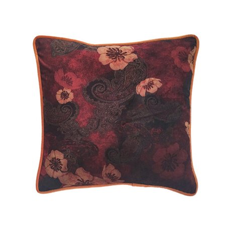 Monivärinen polyesterityyny 45x45cm