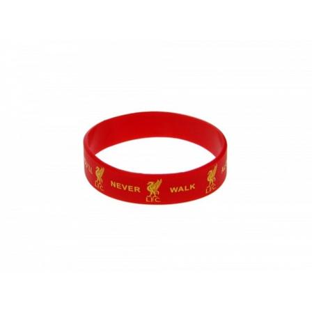 Liverpool FC Officiell Fotboll Silikon Armband En Storlek Röd Red One Size
