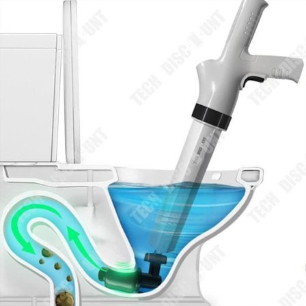 TD Toalett Mudder Avloppsrör Verktyg Toalett Blockering Lufttryck Muddra golvbrunn Uppblåsbar Artefakt One