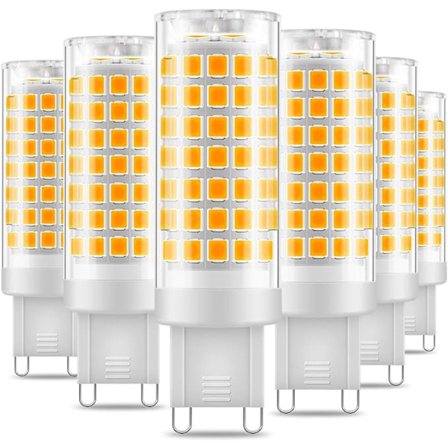 G9 LED-lampa, flimmerfri 7W LED-lampor varmvit 3000K, Ener